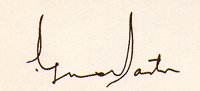Signatura d'Agustí Bartra.